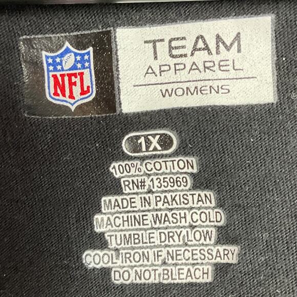 New England Patriots NFL Team Apparel Womens V Neck Short Sleeve Tee 1XL - Picture 5 of 8